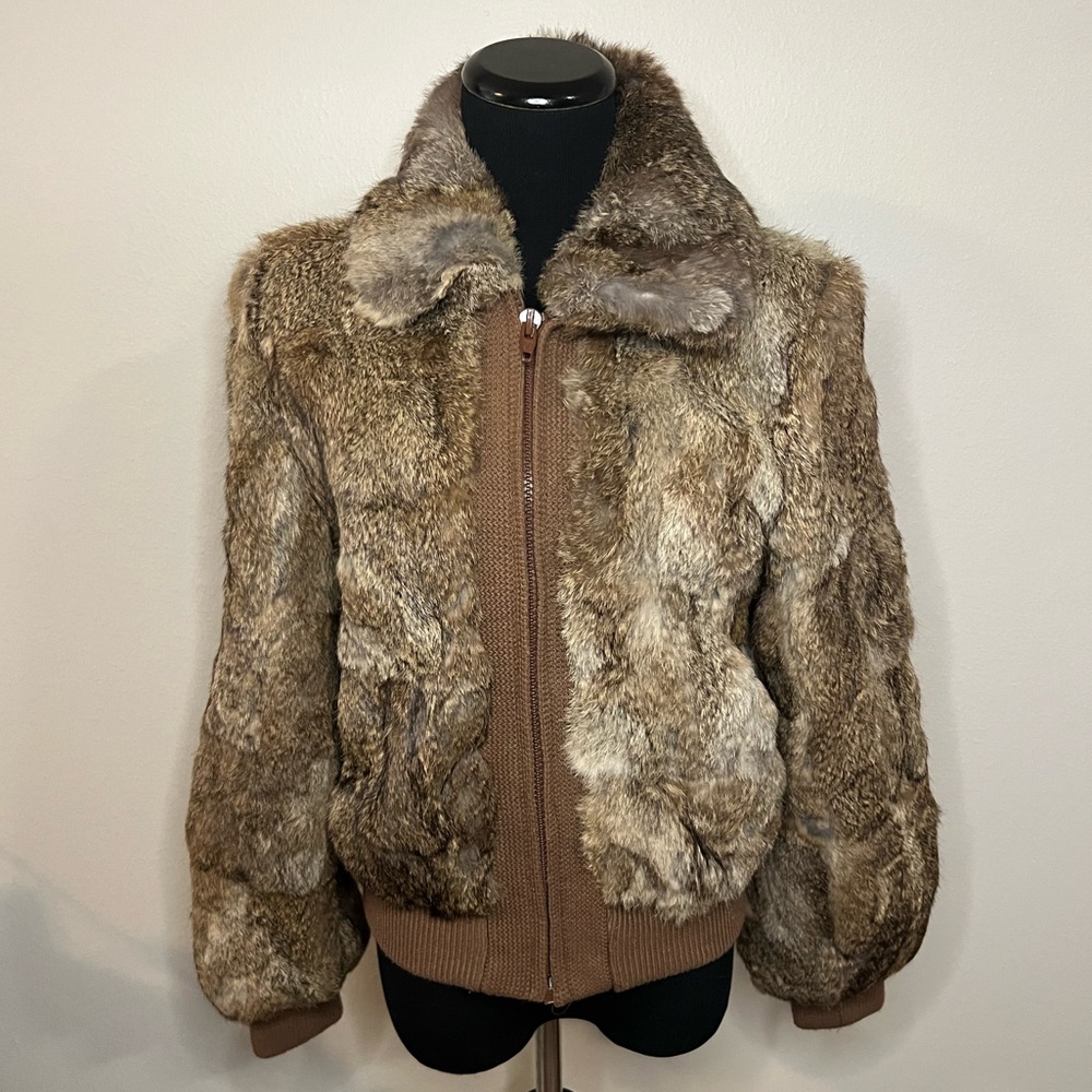 Dino Ricco Vintage Rabbit Fur Coat *EUC*